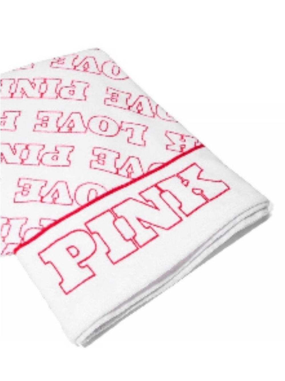 PINK from Victoria’s Secret! PINK Logo Oversized White Towel, Soft material
